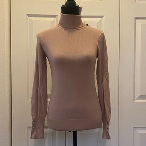 Elegant Tan Turtleneck Sweater